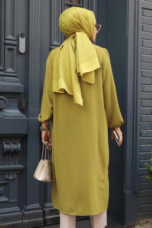 Oil Green Modest Top 41401YY - 4