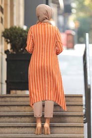 Orange Hijab Tunic 23640T - Thumbnail