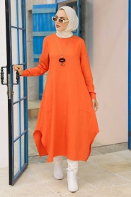 Orange Hijab Tunic 24497T - Thumbnail
