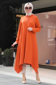 Orange Hijab Tunic 479T - Thumbnail