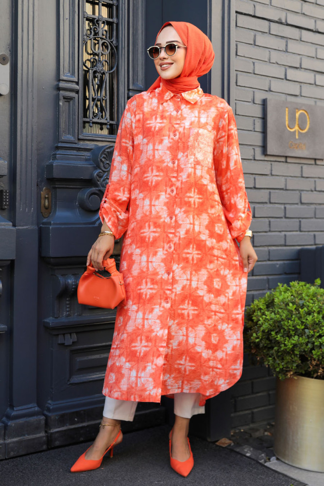 Orange Modest Top 10539T - 1