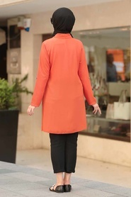 Orange - Nayla Collection - Tunique Hijab - 41081T - Thumbnail