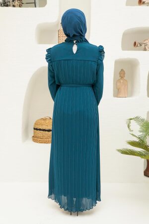 Petrol Blue Hijab Dress 1199PM - 2