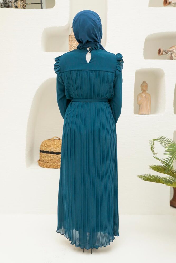 Petrol Blue Hijab Dress 1199PM - 2
