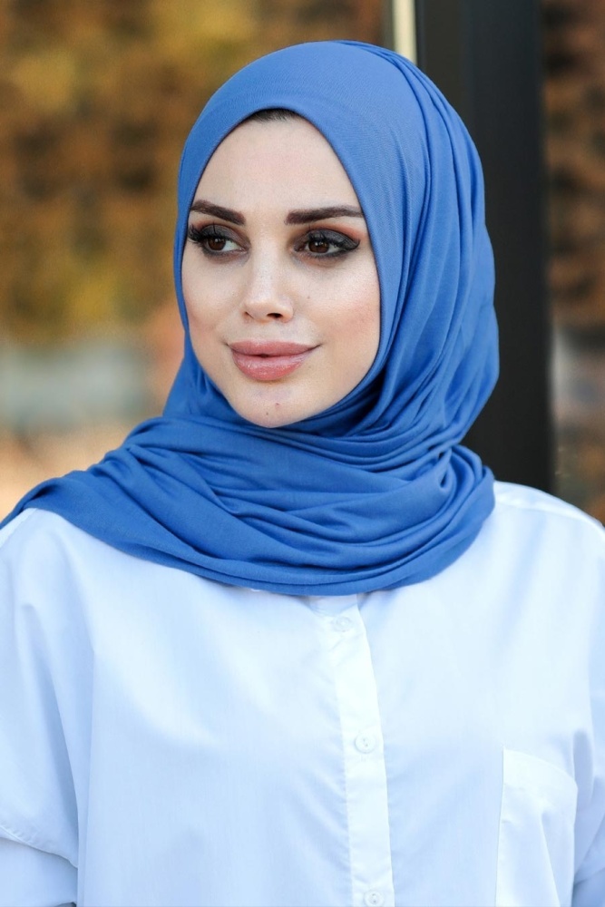 Petrol Green Hijab Shawl 7528PM - 1