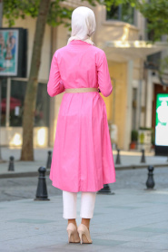 Pink Hijab Tunic 5085P - Thumbnail