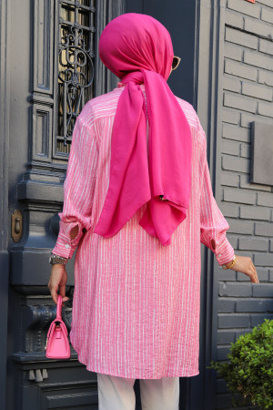 Pink Modest Tunic 10514P - 3