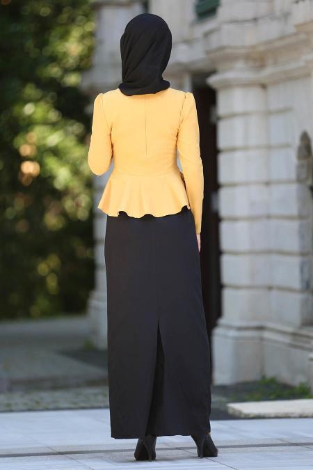 Pita - Mustard Hijab Blouse 3004HR - 2