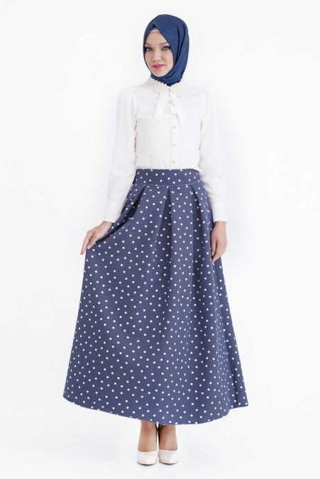 Pita - Navy Blue Skirt 1741-03L
