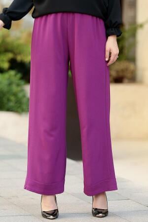 Plum Color Hijab Pants 8122MU - 1