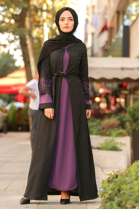 Pourpre - Nayla Collection - Hijab Abaya 100231MOR
