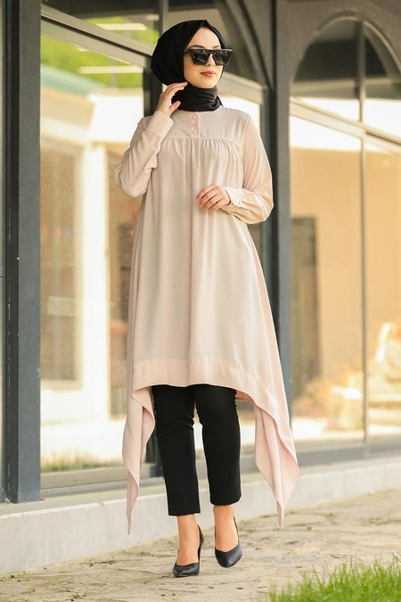 Powder Pink Hijab Tunic 2191PD