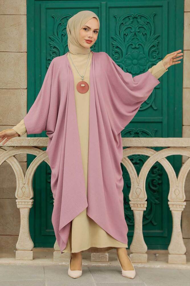 Powder Pink Hijab Double Suit 51760PD - 1