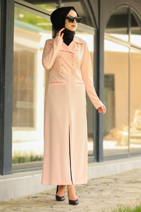 Powder Pink Hijab Tunic 1065PD