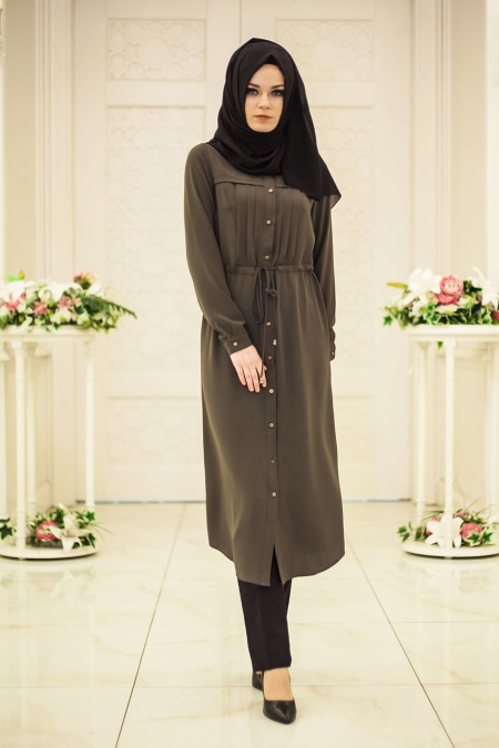 Puane - Green Hijab Tunic 8982Y