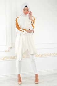 Puane - Mustard Hijab Tunic 8762HR - Thumbnail