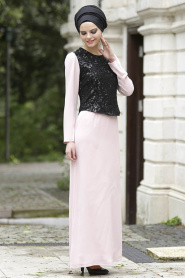 Puane - Powder Pink Dress 4558P - Thumbnail
