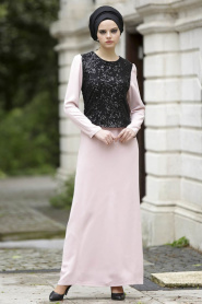 Puane - Powder Pink Dress 4558P - Thumbnail