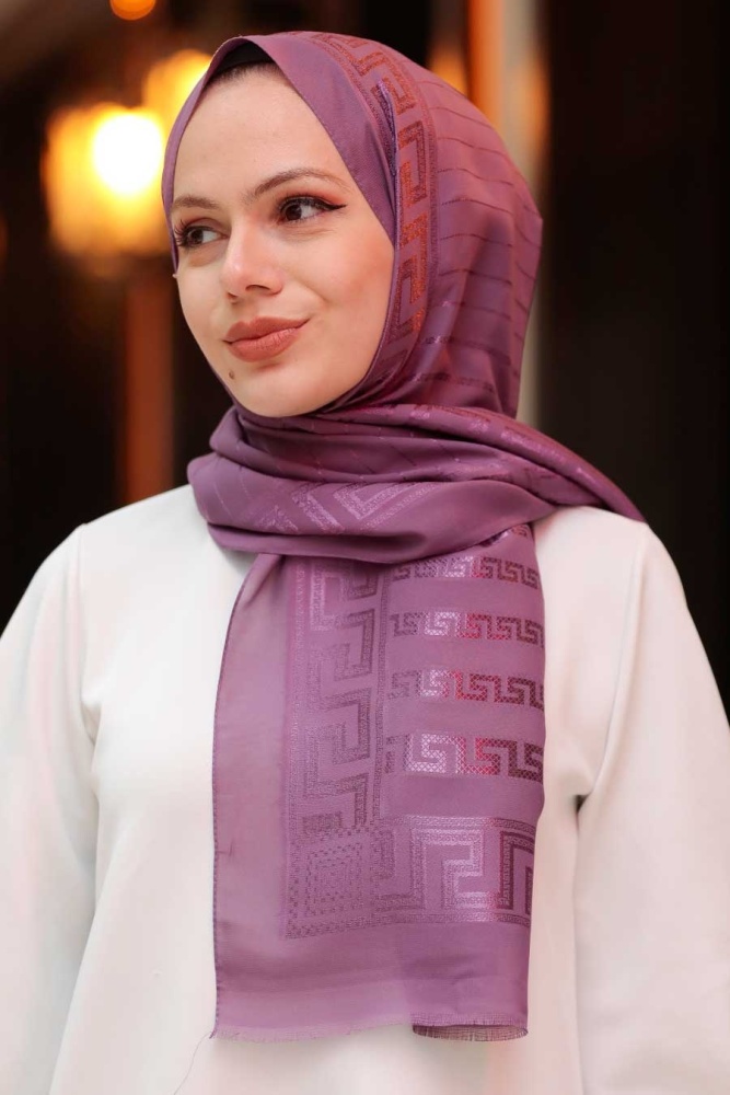 Purple Hijab Shawl 45912MOR - 1