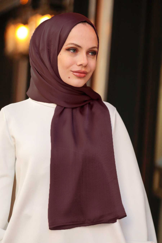 Purple Hijab Shawl 4990MOR - 1