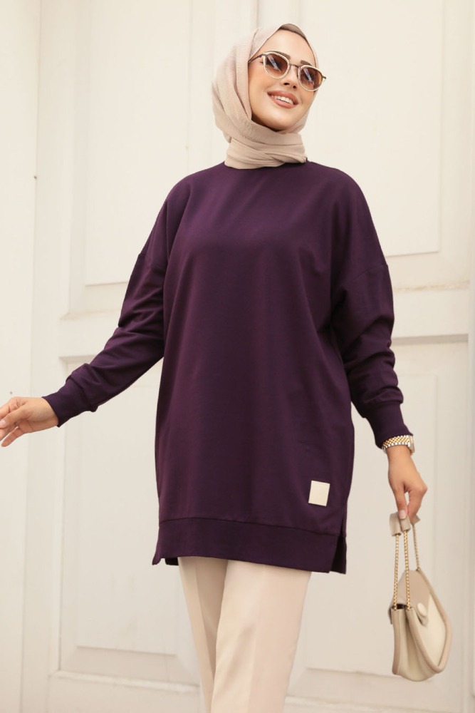 Purple Modest Tunic 30644MOR - 2