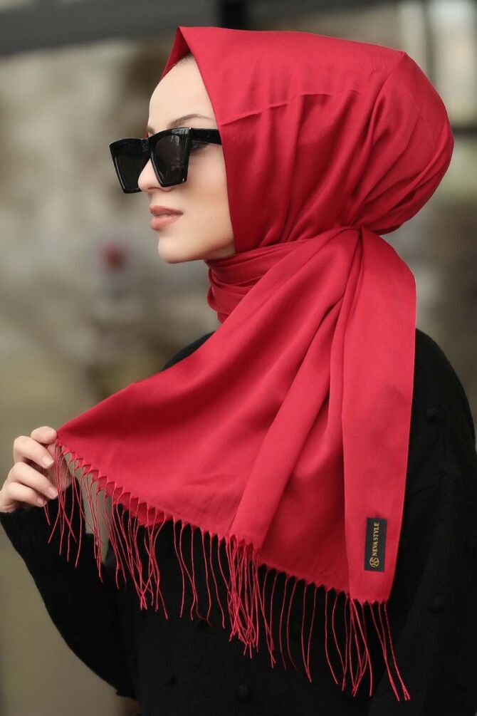 Püsküllü Şal 0519 - NEVA STYLE SALLAR