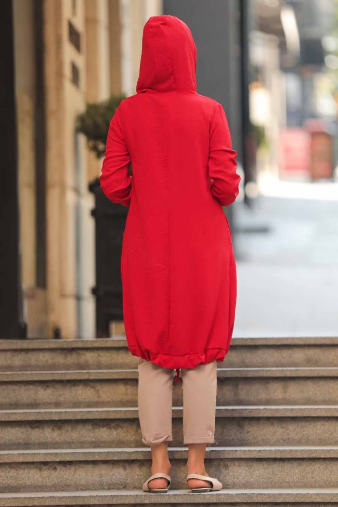 Red Hijab Tunic 22850K - 2