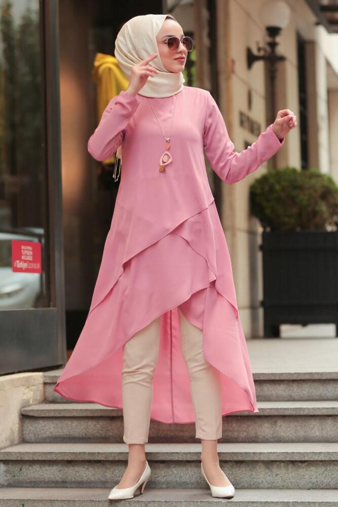 Rose - Nayla Collection - Tunique Hijab 2266P - 1