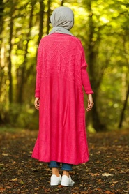 Rose - Neva Style - Poncho en tricot hijab - 6741P - Thumbnail
