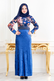 Rose- Neva Style - Robe Hijab 20900P - Thumbnail