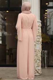 Rose Poudré - Nayla Collection - Combinaison Hijab - 3932PD - Thumbnail