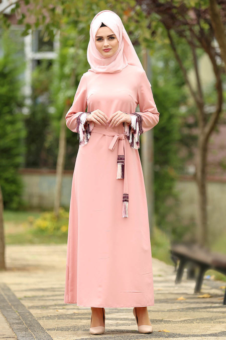 Rose Poudré - Nayla Collection - Robe Hijab 100418PD