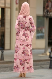 Rose Poudré - Nayla Collection - Robe Hijab 100427PD - Thumbnail