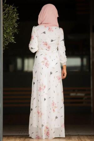 Rose Poudré - Nayla Collection - robe hijab 815205PD - 3