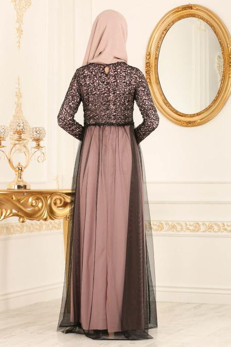 Rose Poudré - Nayla Collection - Robes de Soirée 12013PD - 3