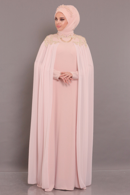 Rose Poudré - Nayla Collection - Robes de Soirée 7992PD