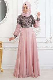 Rose Poudré - Nayla Collection - Robes de Soirée 8241PD - Thumbnail