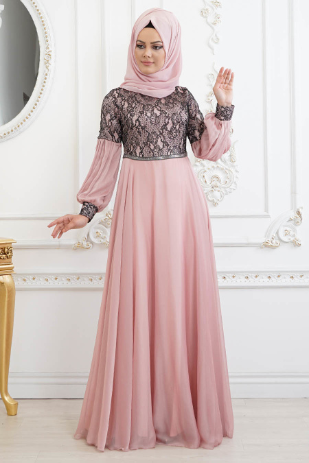 Rose Poudré - Nayla Collection - Robes de Soirée 8241PD