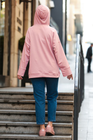 Rose Poudré - Nayla Collection - Sweatshirt Hijab 2163PD - Thumbnail
