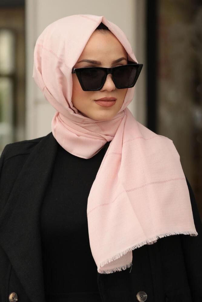 Rose Poudré - Neva Style - Chale - 7457PD - 1