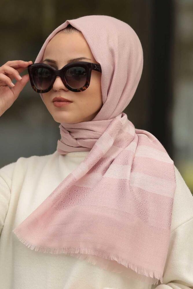 Rose Poudré - Neva Style - Chale - 7508PD - 1