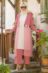 Rose Poudré - Neva Style - Combination Hijab - 148PD - Thumbnail