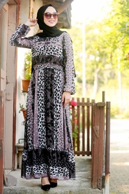 Rose Poudré - Neva Style - Robe Hijab - 10373PD - Thumbnail