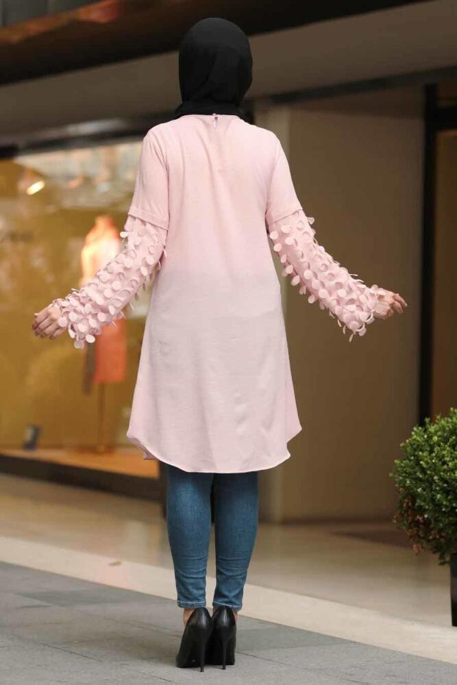 Rose Poudré - Neva Style - Tunique Hijab - 4095PD - 2