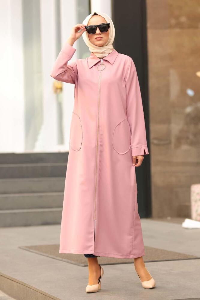 Rose Poussiéreuse - Nayla Collection - Abaya Turque - 5471GK - 1