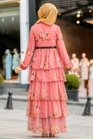 Rose Poussiéreuse - Nayla Collection - Robe Hijab - 2565GK - Thumbnail