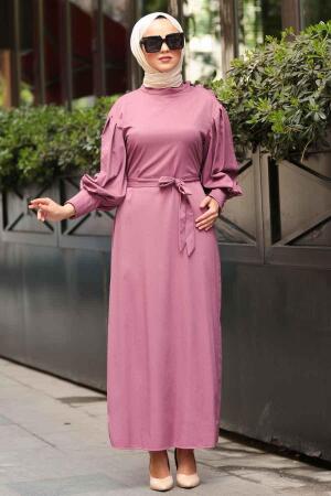 Rose Poussiéreuse - Nayla Collection - Robe Hijab - 3883GK - 1