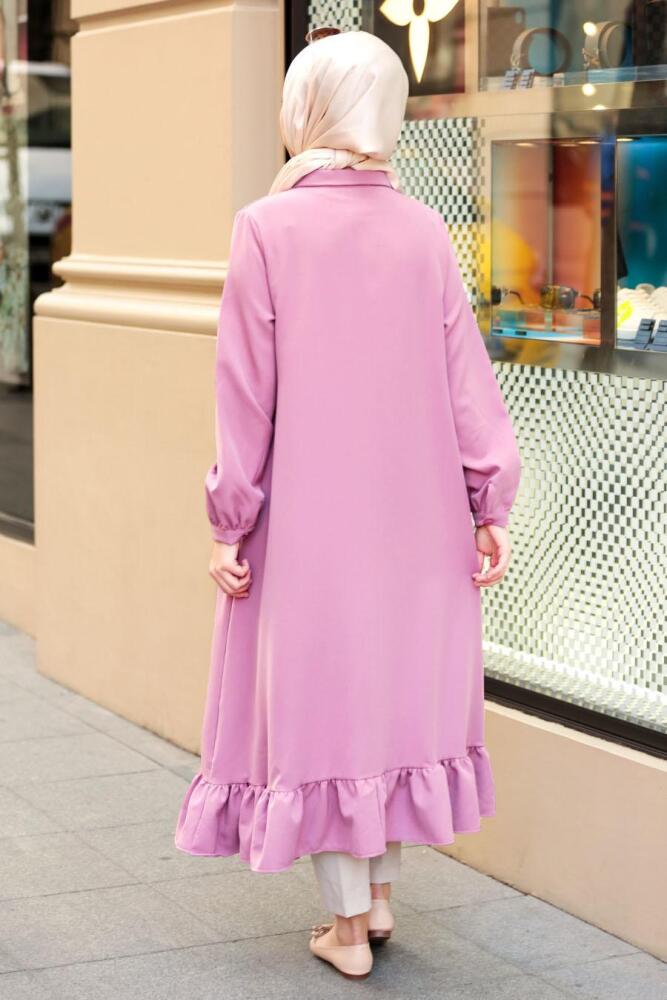 Rose Poussiéreuse - Nayla Collection - Tunique Hijab 2174GK - 2