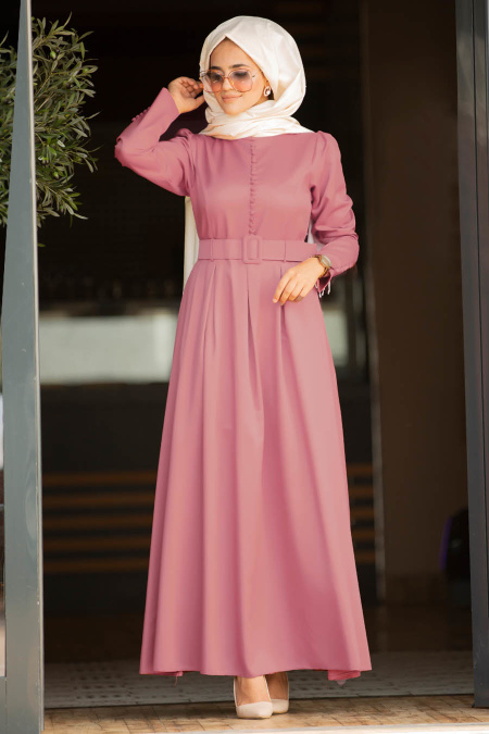 Rose Poussiéreuse- Nayla Collection - Tunique Hijab 42240GK