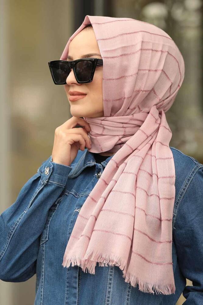 Rose Poussiéreuse - Neva Style - Chale - 7498GK - 1